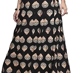 libas Women's Printed Polyester Maxi Skirt-picture-21