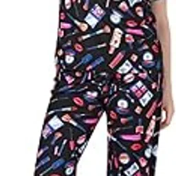 aj fashion Women's Polyester Pajama and T-Shirt Night Dress and Sleepwear Set for Everyday Use Digital Printed Ultimate Comfort for Dreamy Nights-picture-28