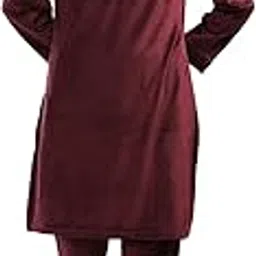 duchess Women's Supersoft Velvet Printed Nightsuit for Winter wear-picture-45