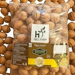 TRUEFOODS Walnuts with Shell 1kg | Akhrot with Shell | Whole Walnuts | 100% Pure & Natural | Direct from Farms-picture-18