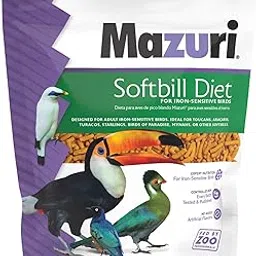Mazuri | Softbill Diet for Iron Sensitive Birds | 2 lb Bag (2 lbs)-picture-22
