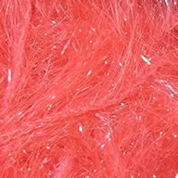 Hareline Medium Krystal Hackle Shrimp Pink-image-1