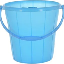 Kuber Industries Multiuses Plastic Bucket with Handle & Measuring Scale, 16 Litre (Blue)-46KM0327, Standard-picture-62
