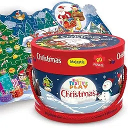 THE BOOK TREE Christmas Puzzle Gift Box For Kids I 80 Puzzle Pieces & 1 Storybook I Christmas Puzzle For Children I Ideal Christmas Gift For Kids I Gift Box By Majestic Book Club - Christmas Gifts-image-59