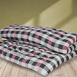 Soft Cotton Multicolour Mattress/Gadda (3x6) Single Bed, Blue Multicolor-picture-13