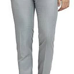 raymond Men's Slim Fit Mid Rise Polyester Blend Flat Front Formal Trouser-picture-23