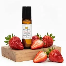 Natural Premium Attar Roll On Bottle|Long Lasting Pure Attar Perfume Oil| Unisex Concentrated Essential Oil Premium Fragrance-Strawberry-picture-33