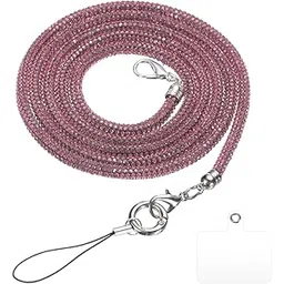 uxcell Rhinestone Purse Straps, Crystal Bag Handle Sparkly Replacement Bag Straps for Phone Bag Underarm Bag-picture-25