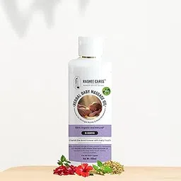 Rashee Cares Aromatic Herbal Baby Massage Oil for Stronger Bones & Muscles (200ml)-picture-32
