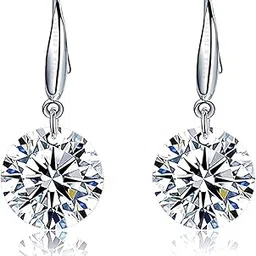 young & forever Verona Glitzy Glam Austrian Crystal Fancy Earrings for Women-picture-11
