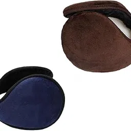 capiteum Classic Soft Earmuffs for Winters, Foldable Earmuffs for Girls, Formal Adjustable Earmuffs Unisex-picture-22