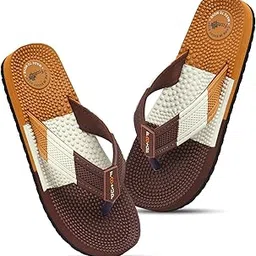 foot up FOOTUP Men’s Acupressure Massage Slippers | Orthopedic Comfort Sandals with Anti-Skid Sole & Foot Reflexology Beads – Everyday Wear Pain Relief Slippers for Healthy Relaxed Feet-picture-21