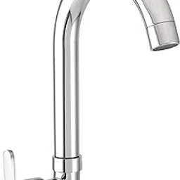 10x Swan Neck ST-9889 for Kitchen/Bathroom Table Mounted (Silver)-picture-10