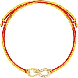 giva 925 Silver Infinity Gold Rakhi | Gifts for Men and Boys | Quirky Rakshabandhan Rakhi for Brother | Silver Rakhi for Boys & Men With Certificate of Authenticity and 925 Stamp-picture-41