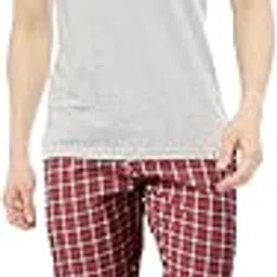 joven Men's Cotton Regular Fit Lounge Set | Pyjama Set | Nightsuit for Men | Mens Sleepwear | Tshirt with Pyjama Set-picture-24