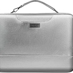 moca Leather Laptop Bag Compatible for 15-16 inch Devices - Water Resistant Laptop Case For Men and Women - Handbag Office Accessories-picture-17