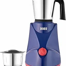 BOSS Comfort 500W Mixer Grinder with Powerful Motor & Overload Protection, 2 Years Warranty*, 2 Stainless Steel Jars, Blue-picture-39
