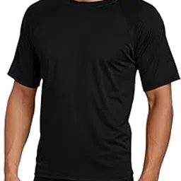 aqua holic Regular Fit Spandex Half Sleeves T-Shirt for Men | Breathable, Quick Drying Tshirt for Swimming, Waterpark, Sports, Gym-picture-14