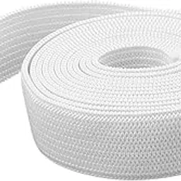 COSSESS White 1.5 INCH Wide Knitted Elastic 5 Meter Used for Sewing,Stitching,Tailoring, Elastic Pants and Other DIY Items-picture-30