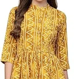 bollyclues Women's Crepe Bandhni Printed Peplum Top(BC-to)-picture-22