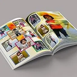 YAHVI Personalized 9"x11" | Magazine Style Photo Album (Multicolour, 20 Pages)-picture-34