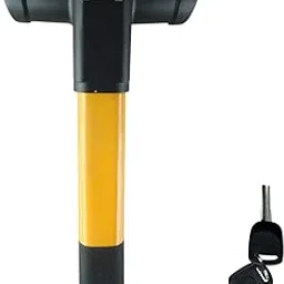 AllExtreme CQ-6004 Universal Car Steering Wheel Lock with 2 Keys Anti Theft Locking T-Shaped Security Lock for Van SUV image 1