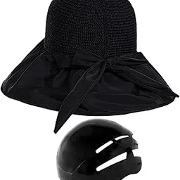 MERISHOPP Bicycle Helmet Surf Bucket Hat Shock Resistant Cap for Cycling Travel Riding Black|Sporting Goods|Cycling|Helmets & Protective Gear|Helmets-picture-12