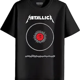 indissh Music Band Metal-A4 Printed Regular Half Sleeves Cotton T-Shirt-picture-35