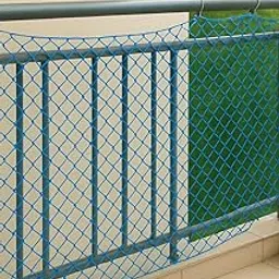 AMZ Nylon Net for Balcony & Terrace Railing | Stair Railing Net | Heavy-Duty Child & Pet Safety Net | UV Resistant Nylon Mesh | Indoor & Outdoor Protection | Blue | 12PLY(1MM) (4ft x 10ft)-picture-26