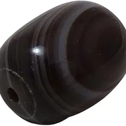 sahiba gems 14.6 Carat Kala Sulemani Hakik (Akik) Evil Eye Stone 14.28 mm Round Shape Bead Gemstone Perfect Size-picture-12
