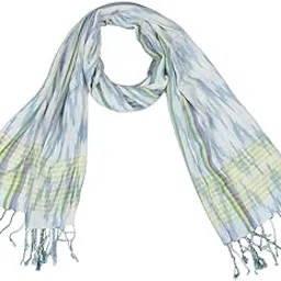 kire ne RAYON STOLE IN PASTEL COLOUR WITH IKAT WEAVING STYLE, GREAT FOR A CASUAL LOOK.-picture-22