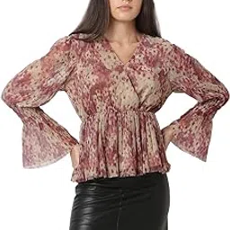 vero moda Women's Floral Relaxed Fit T-Shirt image 1