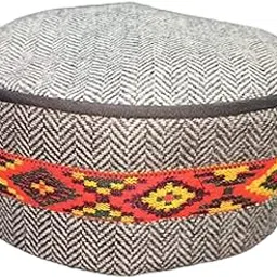 aruna Premium Himachali Woolen Cap Unisex (Pahari Cap, Grey-picture-10