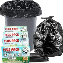 Naksam Biodegradable Garbage Bags Medium Size for Home Dustbin 4 Packs(120Bags),20X24 Inch-picture-15