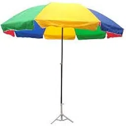 Akshar Tabla Mart Garden Umbrella with Heavy Quality Stand 6 Ft Diameter Malty Color Water Proof Fabric-picture-13