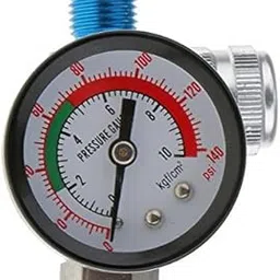 Lyla 2x 1/4" Adjustable Air Pressure Regulator Dial Guage HVLP Spray Air Tools-picture-68