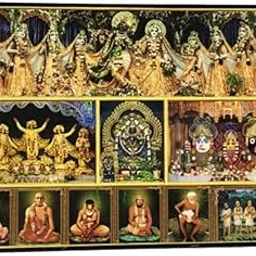 Krishna Handicrafts ISKCON All in One Framed Painting 7 X 5 Inch, Home Decorative (Pack of 1) multicolor-picture-15