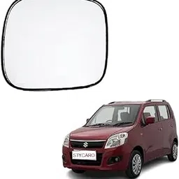 STYCARO -Side View Mirror Glass compatible with Maruti Wagon R VXI 2011-2018 Model (LEFT PASSENGER SIDE)-picture-13
