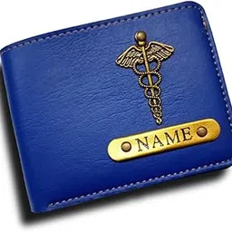 little cubess Blue Men's Wallet 2 Faux Leather Personalized/Customized Wallet-picture-47