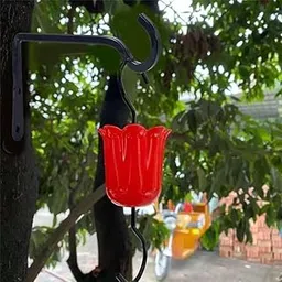 Zyvola Heavy-Duty Outdoor Hanging Hooks - 8 Inch Metal Plant Hangers for Baskets, Wind Chimes & Lanterns (2-Pack)-image-10