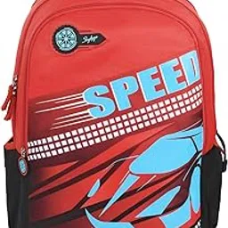 skybags Casual Backpack 30L with Rain Cover, 3 Compartment, Hidden Pocket, File Sleeve & Printed ID Tag | Imperial Red | Squad Plus-picture-10