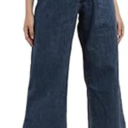 levi's Women's High Rise Pleated Ribcage Loose Straight Fit Jeans-picture-34