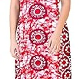 Shree Attire Latest Women's Pure Cotton Nightwear Casual Nighty (Red FASHION-139 XL)-picture-30