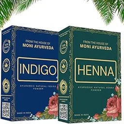 Indigo & Henna Powder Combo Pack 100g Each | Natural Hair Color & Conditioning | Chemical-Free Herbal Hair Dye-picture-10