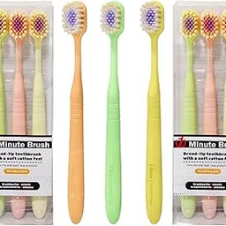 ArtSpark Tooth Brush Set - 9 Pcs Toothbrush for Kids & Adults, Broad Tip with Soft Cotton feel Bristles for Sensitive Teeth, Soft Bristles Manual Tooth Brush for Adults (Multicolour)-picture-16