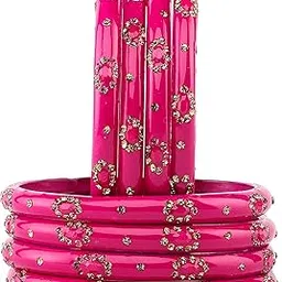 rijoli Glass Bangles Set For Women & Girls (Pack of 8)-picture-48