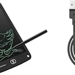 Portronics Ruffpad 8.5E Re-Writable LCD Writing Pad with Screen 21.5cm (8.5-inch) (Black) & Portronics Konnect L 1.2Mtr, Fast Charging 3A Micro USB Cable with Charge & Sync Function (Grey)-picture-37