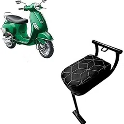 Auto Pearl Baby Seat Folding Stylish Stitching Designs Child Seat Compatible with Vespa VXL 150-BS6-image-63