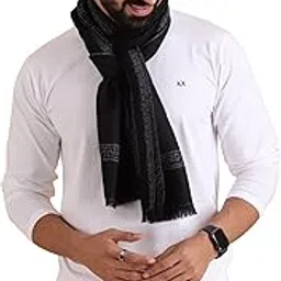 tweedle Monochrome Soft woollen muffler/Scarf for Men-picture-20