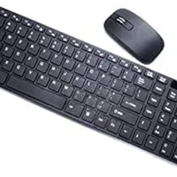 BLACK VENOM Wireless Keyboard and Mouse Combo | Spill-Resistant 104 Key Keyboard with 12 Multimedia Keys & 1200 DPI Ambidextrous Mouse | USB Nano Receiver for PC, Laptop (Black)-picture-46